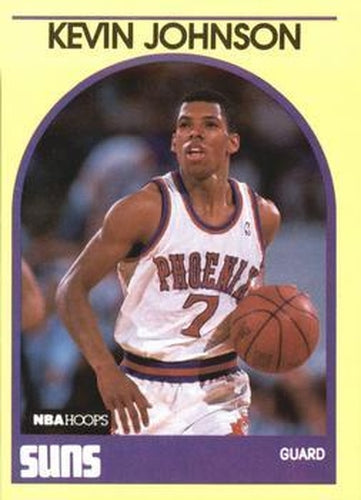 #75 Kevin Johnson - Phoenix Suns - 1989-90 Hoops Superstars Basketball