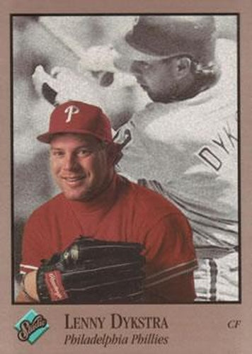 #75 Lenny Dykstra - Philadelphia Phillies - 1992 Studio Baseball