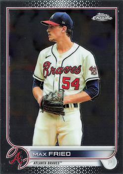 #75 Max Fried - Atlanta Braves - 2022 Topps Chrome Baseball