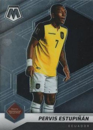 #75 Pervis Estupinan - Ecuador - 2021-22 Panini Mosaic Road to FIFA World Cup Soccer