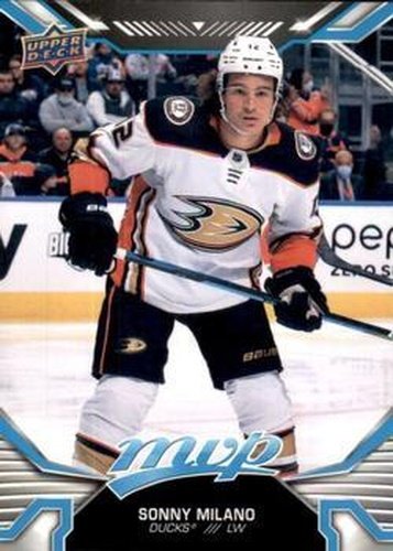 #75 Sonny Milano - Anaheim Ducks - 2022-23 Upper Deck MVP Hockey