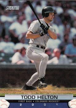 #75 Todd Helton - Colorado Rockies - 2001 Stadium Club Baseball