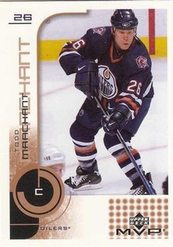 #75 Todd Marchant - Edmonton Oilers - 2002-03 Upper Deck MVP Hockey