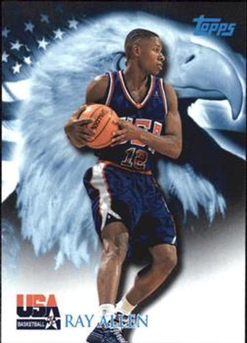 #75 Ray Allen - USA - 2000 Topps Team USA Basketball