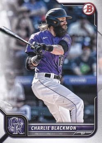 #75 Charlie Blackmon - Colorado Rockies - 2022 Bowman Baseball