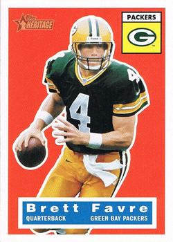#75 Brett Favre - Green Bay Packers - 2001 Topps Heritage Football