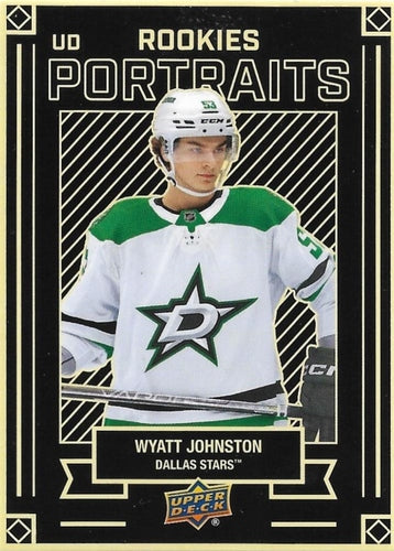 #P-75 Wyatt Johnston - Dallas Stars - 2022-23 Upper Deck - UD Portraits Hockey