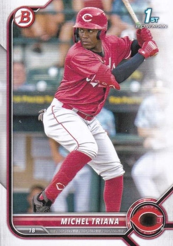 #BP-75 Michel Triana - Cincinnati Reds - 2022 Bowman - Prospects Baseball