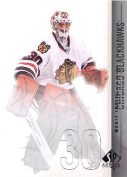 #75 Marty Turco - Chicago Blackhawks - 2010-11 SP Authentic Hockey