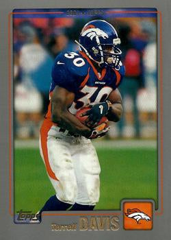 #75 Terrell Davis - Denver Broncos - 2001 Topps Football