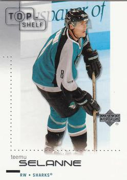 #75 Teemu Selanne - San Jose Sharks - 2002-03 Upper Deck Top Shelf Hockey