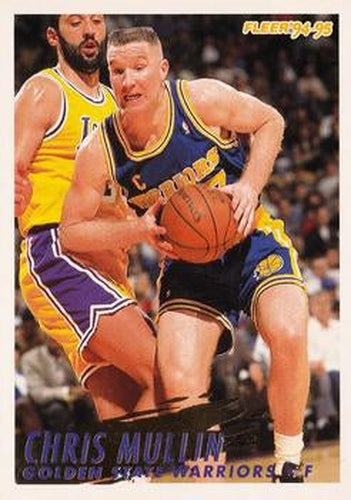 #75 Chris Mullin - Golden State Warriors - 1994-95 Fleer Basketball