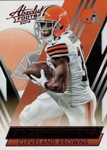 #75 Andrew Hawkins - Cleveland Browns - 2014 Panini Absolute - Red Football
