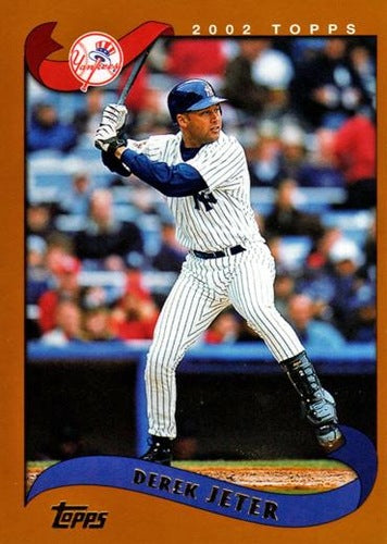 #75 Derek Jeter - New York Yankees - 2002 Topps Baseball