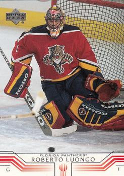 #75 Roberto Luongo - Florida Panthers - 2001-02 Upper Deck Hockey
