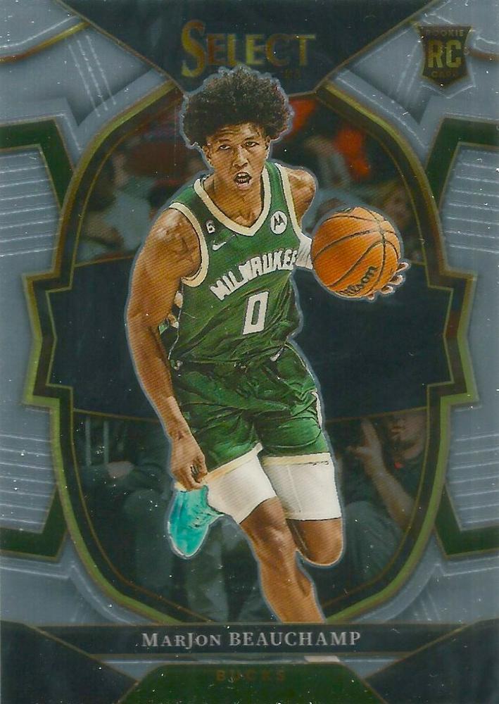 #75 MarJon Beauchamp - Milwaukee Bucks - 2022-23 Panini Select Basketball
