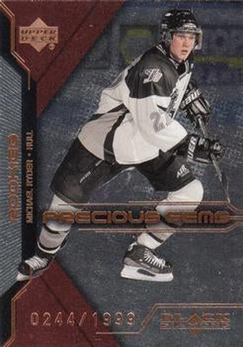 #75 Michael Ryder - Hull Olympiques - 2000-01 Upper Deck Black Diamond Hockey