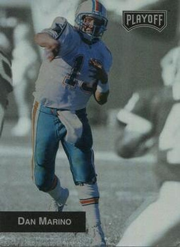 #75 Dan Marino - Miami Dolphins - 1993 Playoff Football