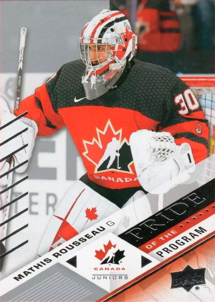 #75 Mathis Rousseau - Canada - 2024 Upper Deck Team Canada Juniors Hockey