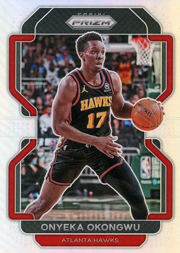 #75 Onyeka Okongwu - Atlanta Hawks - 2021-22 Panini Prizm - Silver Basketball