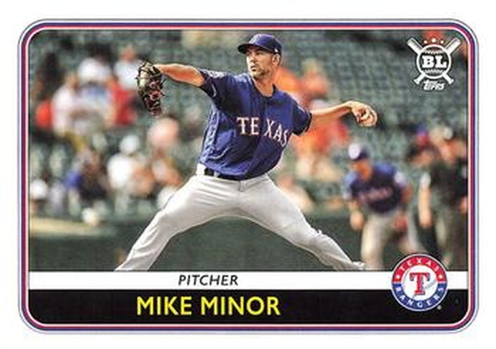 #76 Mike Minor - Texas Rangers - 2020 Topps Big League Baseball