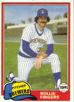 #761 Rollie Fingers - Milwaukee Brewers - 1981 Topps Baseball