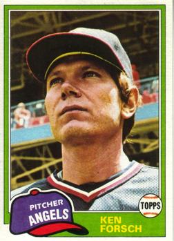 #764 Ken Forsch - California Angels - 1981 Topps Baseball