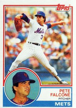 #764 Pete Falcone - New York Mets - 1983 Topps Baseball