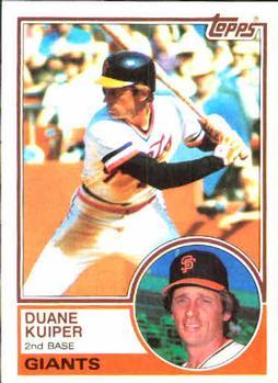 #767 Duane Kuiper - San Francisco Giants - 1983 Topps Baseball