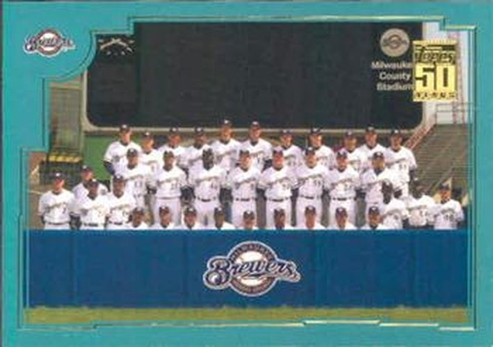 #767 Milwaukee Brewers - Milwaukee Brewers - 2001 Topps Baseball