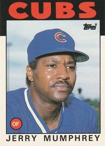 #76T Jerry Mumphrey - Chicago Cubs - 1986 Topps Traded Baseball