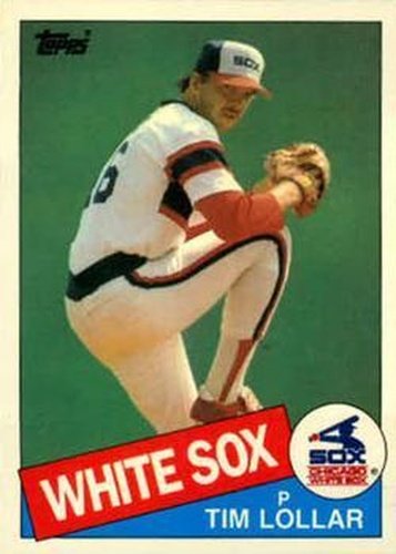 #76T Tim Lollar - Chicago White Sox - 1985 Topps Traded Baseball