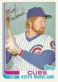#76T Keith Moreland - Chicago Cubs - 1982 Topps Traded Baseball