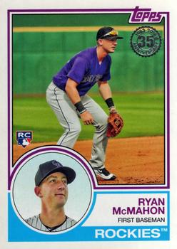 #83-76 Ryan McMahon - Colorado Rockies - 2018 Topps - 1983 Topps Baseball 35th Anniversary Baseball