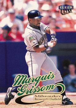 #76 Marquis Grissom - Milwaukee Brewers - 1999 Ultra Baseball