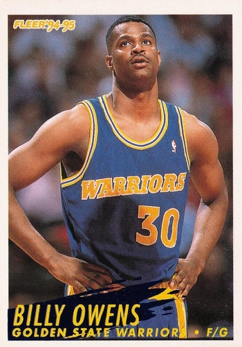 #76 Billy Owens - Golden State Warriors - 1994-95 Fleer Basketball