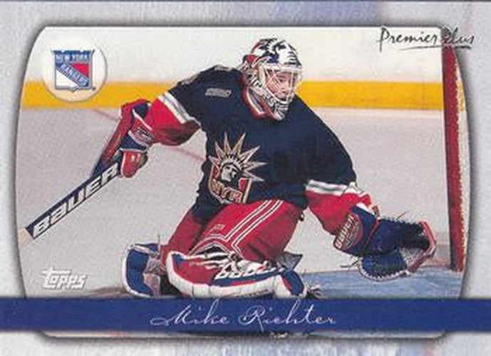 #76 Mike Richter - New York Rangers - 1999-00 Topps Premier Plus Hockey