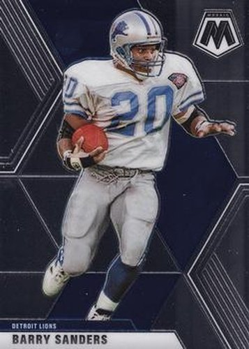 #76 Barry Sanders - Detroit Lions - 2020 Panini Mosaic Football