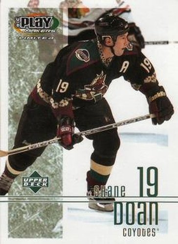 #76 Shane Doan - Phoenix Coyotes - 2001-02 Upper Deck Playmakers Hockey