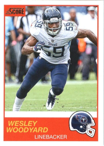 #76 Wesley Woodyard - Tennessee Titans - 2019 Score Football
