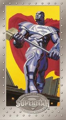 #76 Man of Steel! - 1994 SkyBox Superman Man of Steel Platinum Series