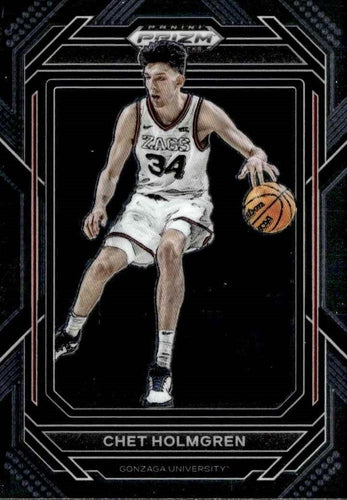 #76 Chet Holmgren - Gonzaga Bulldogs - 2023 Panini Prizm Draft Picks Basketball