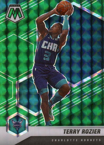 #76 Terry Rozier - Charlotte Hornets - 2020-21 Panini Mosaic - Mosaic Green Basketball