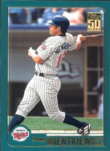 #T76 Doug Mientkiewicz - Minnesota Twins - 2001 Topps Traded & Rookies Baseball