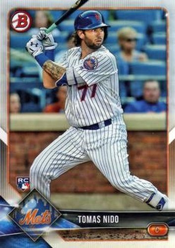#76 Tomas Nido - New York Mets - 2018 Bowman Baseball