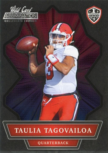 #ANBC-76 Taulia Tagovailoa - Maryland Terrapins - 2021 Wild Card Alumination NIL Football