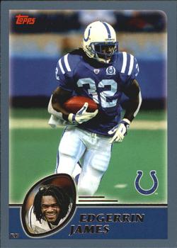 #76 Edgerrin James - Indianapolis Colts - 2003 Topps Football