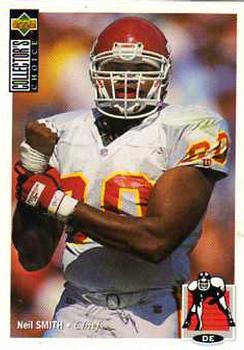 #76 Neil Smith - Kansas City Chiefs - 1994 Collector's Choice Football