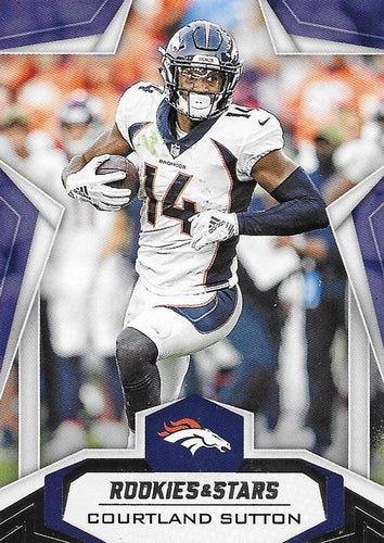 #76 Courtland Sutton - Denver Broncos - 2019 Panini Rookies & Stars Football