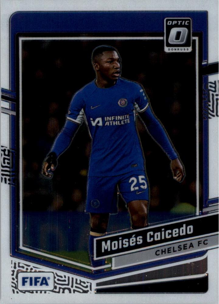 #76 Moises Caicedo - Chelsea FC - 2023-24 Donruss - Optic Soccer